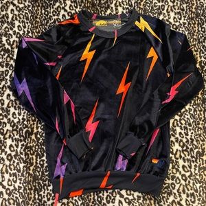 Aviator Nation Velvet Bolt Sweatshirt